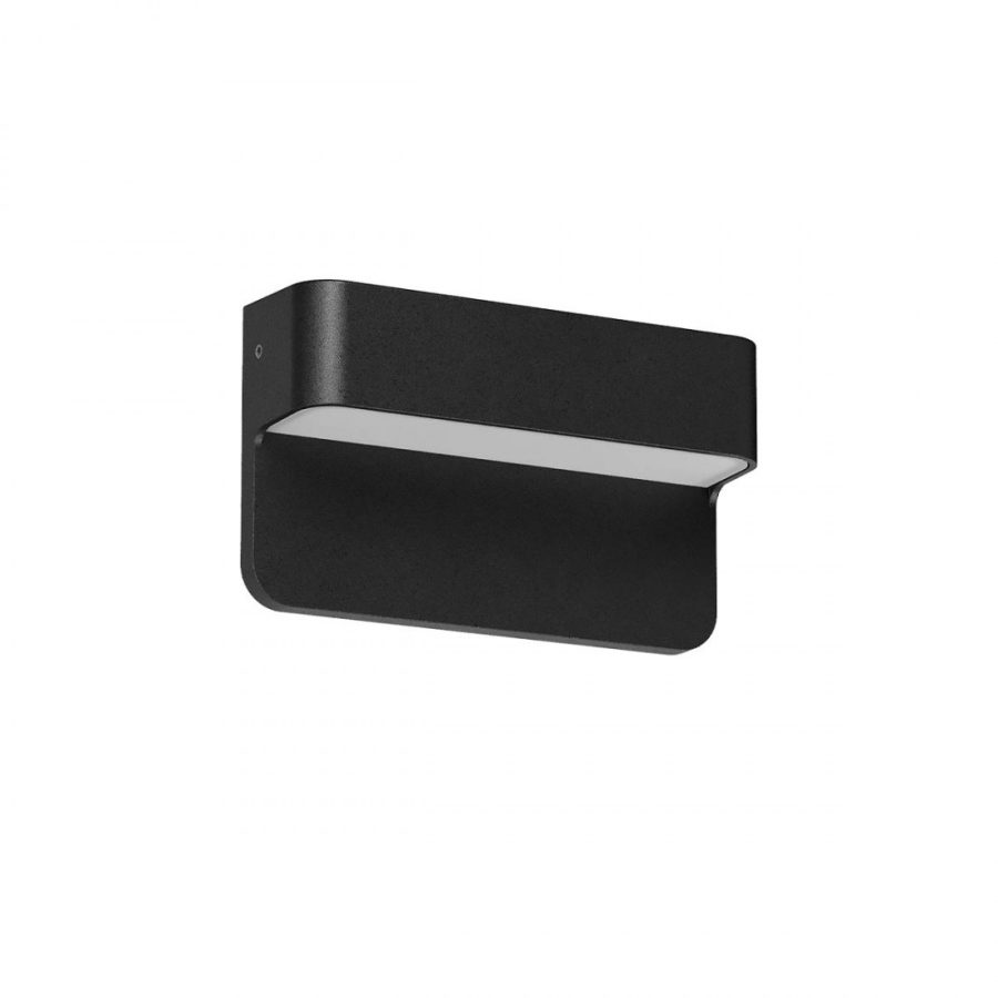 Aplica exterior tip steplight Kant, negru mat, 3W, 187 lumeni, 2700K/3000K, IP65, 91016