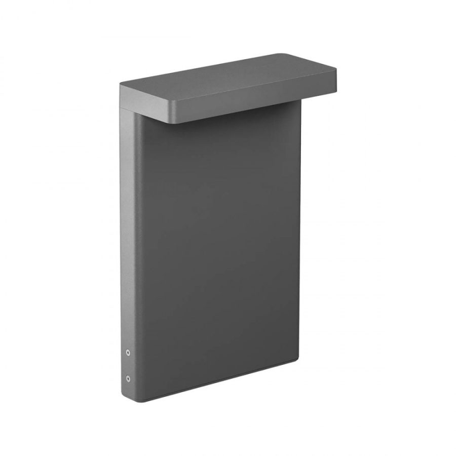 Stalp exterior Kant, gri inchis, LED, 15W, 1011 lumeni, 2700K/3000K, IP65, H.35 cm, 91032