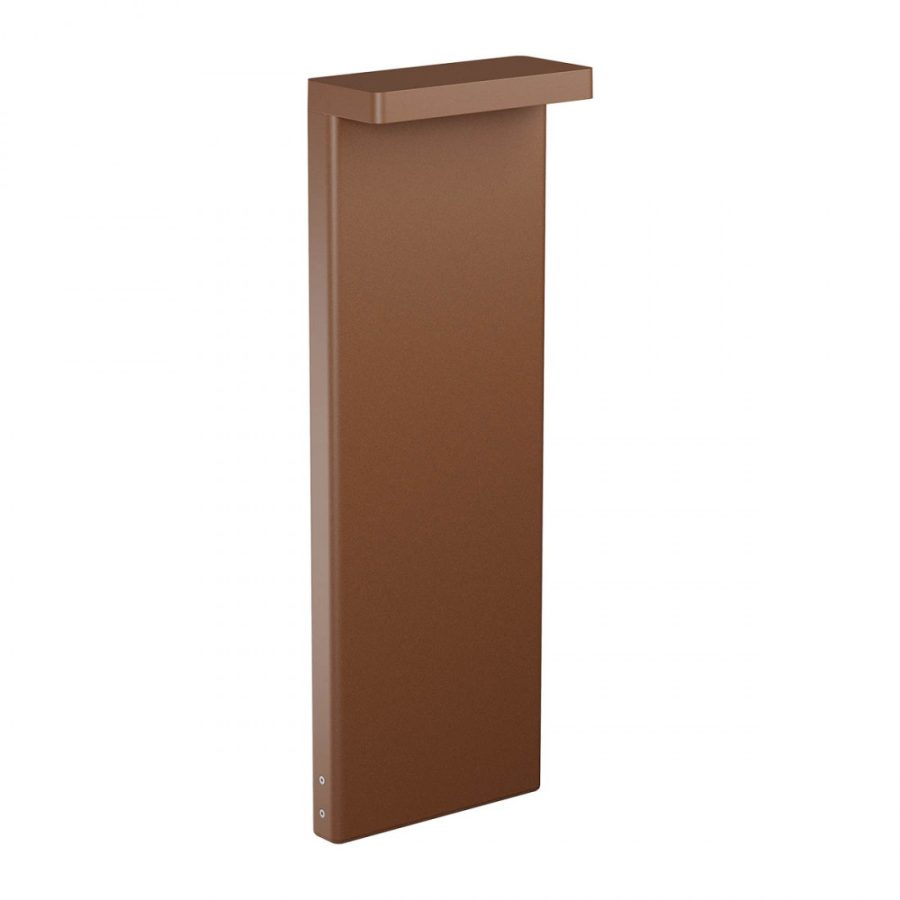 Stalp exterior Kant, corten, LED, 15W, 1011 lumeni, 2700K/3000K, IP65, H.65 cm, 91039