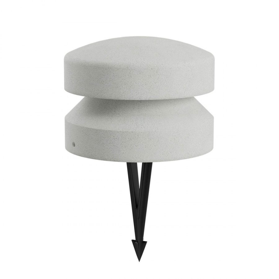 Stalp exterior Cliff, ivoar, LED, 15W, 606 lumeni, alb cald 3000K, IP65, D.25 cm, 91124