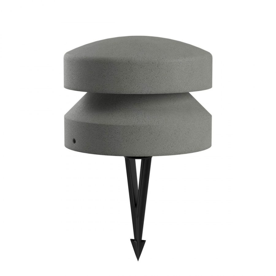 Stalp exterior Cliff, gri inchis, LED, 15W, 606 lumeni, alb cald 3000K, IP65, D.25 cm, 91125